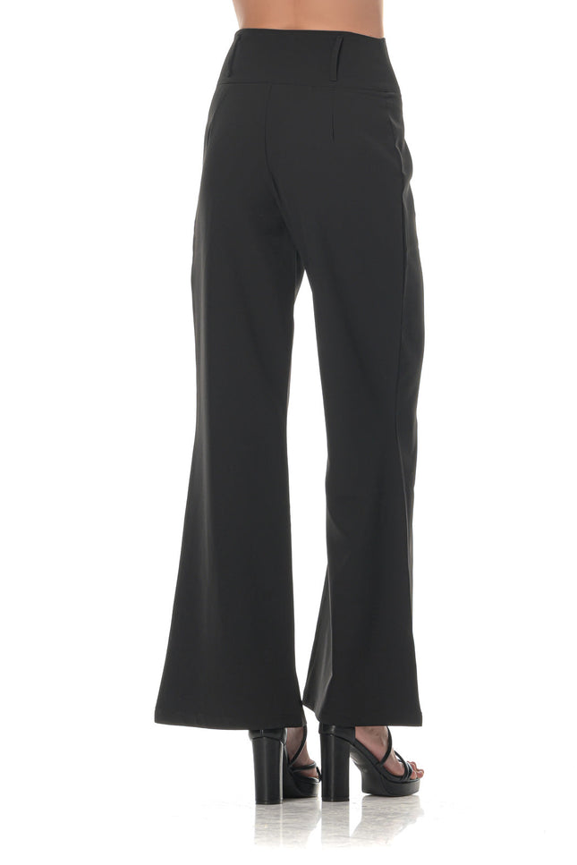 Five p.m. | Luminous Wide Leg Trousers Black
