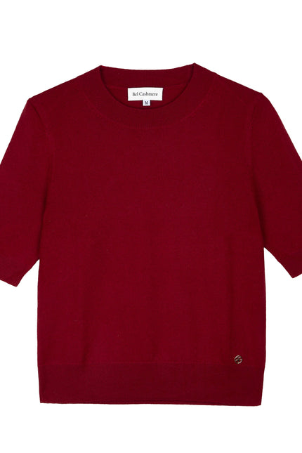 Bel Cashmere | Jersey Roma granate