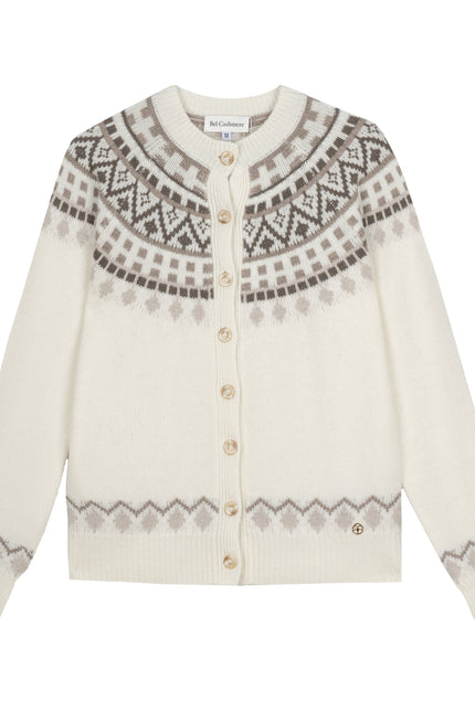 Bel Cashmere | Cardigan Kaia crudo