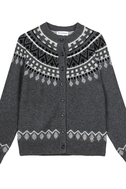 Bel Cashmere | Cardigan Kaia gris