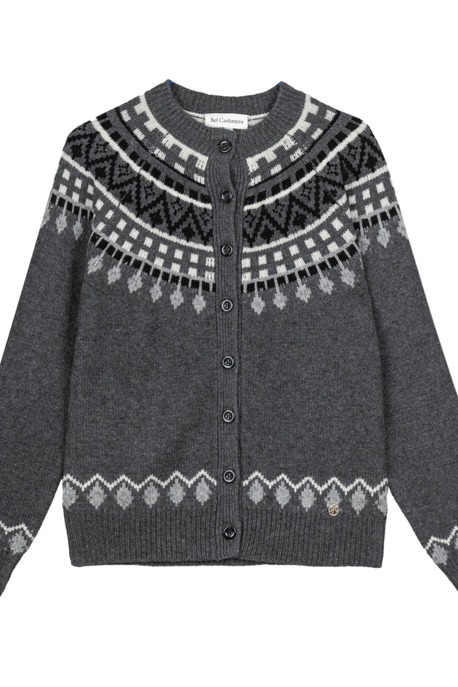 Bel Cashmere | Cardigan Kaia gris