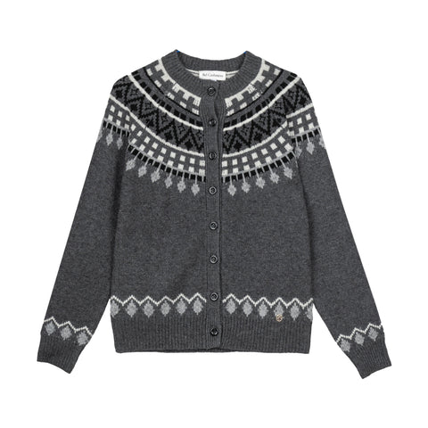 Bel Cashmere | Cardigan Kaia gris