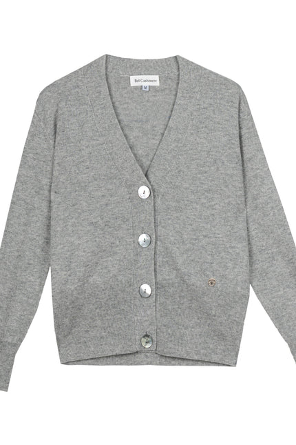 Bel Cashmere | Cárdigan Paris gris