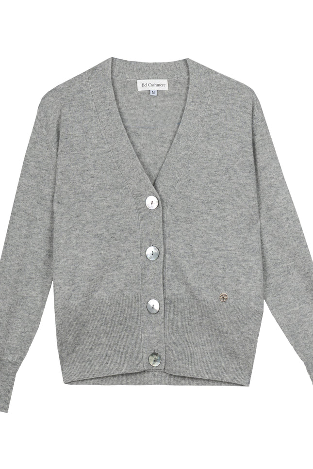 Bel Cashmere | Cárdigan Paris gris