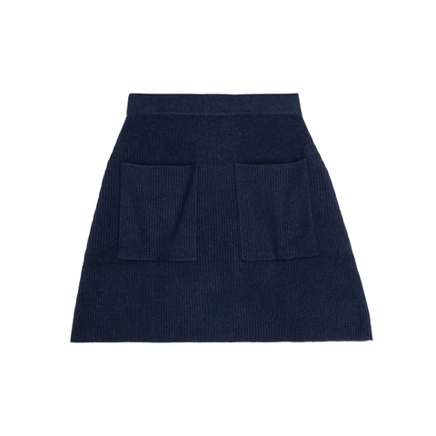 Bel Cashmere | Falda Sylvie marino