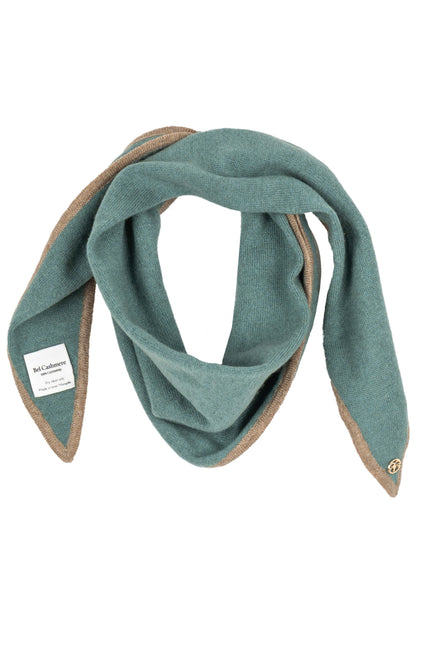 Bel Cashmere | Pañuelo Leonora de cashmere verde