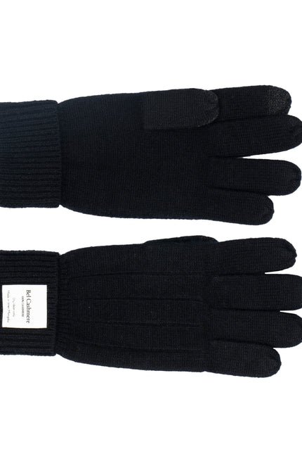 Bel Cashmere | Guantes de hombre doble puño negro