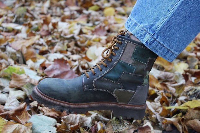 Entrudo | Paçó Patchwork Boots green