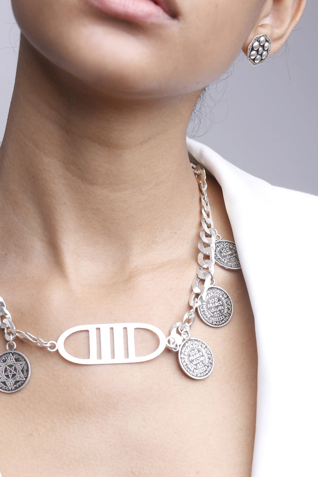 Yelli Jewels | Tribal Coins Chain Necklace