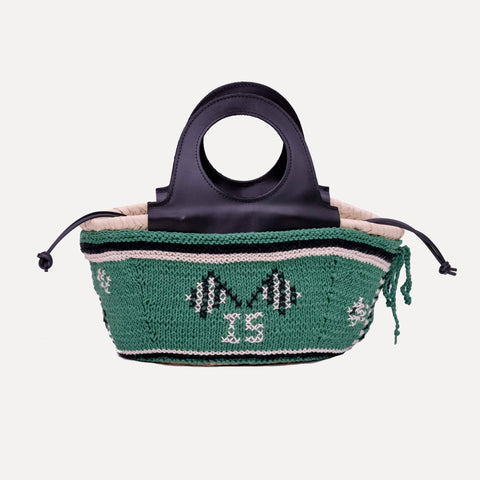 Entrudo | Koszyk Caxinas Mini zielony