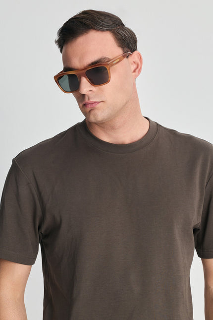 Faos Concept I DELOS IN MARBLE AMBER WITH ALGAE GREEN LENSES