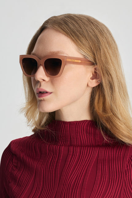 Faos Concept I SKYROS IN AMBROSIA CLAY WITH SUNSET PURPLE LENSES
