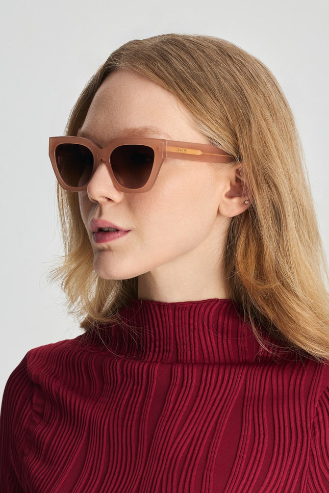 Faos Concept I SKYROS IN AMBROSIA CLAY WITH SUNSET PURPLE LENSES