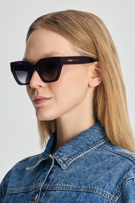 Faos Concept I SKYROS IN CRYSTAL PURPLE WITH SUNSET GREY LENSES