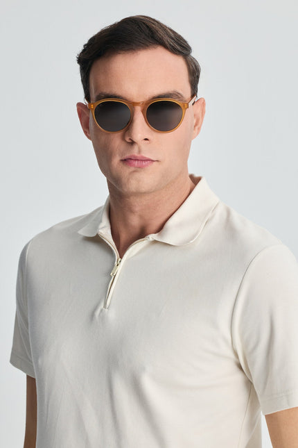 Faos Concept I TINOS IN ELECTRUM AMBER WITH ALGAE GREEN LENSES
