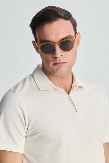 Faos Concept I TINOS IN ELECTRUM AMBER WITH ALGAE GREEN LENSES