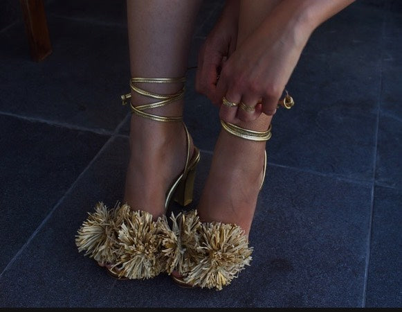 Entrudo | Sandals Lalim with flowers