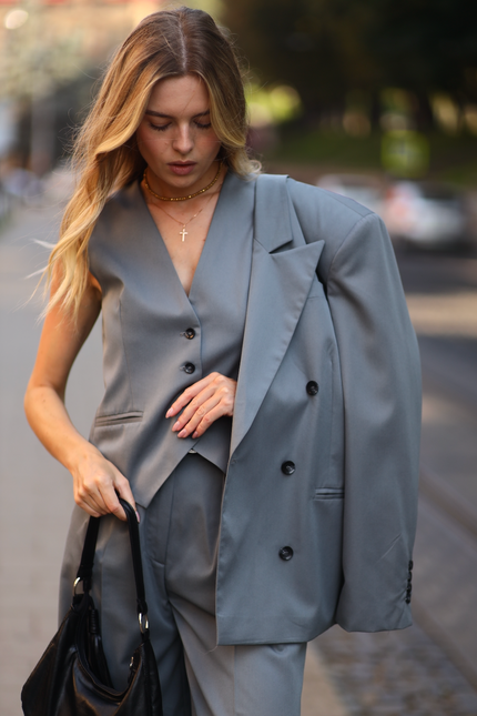 BÚDZIKO | CHICAGO GREY BLAZER