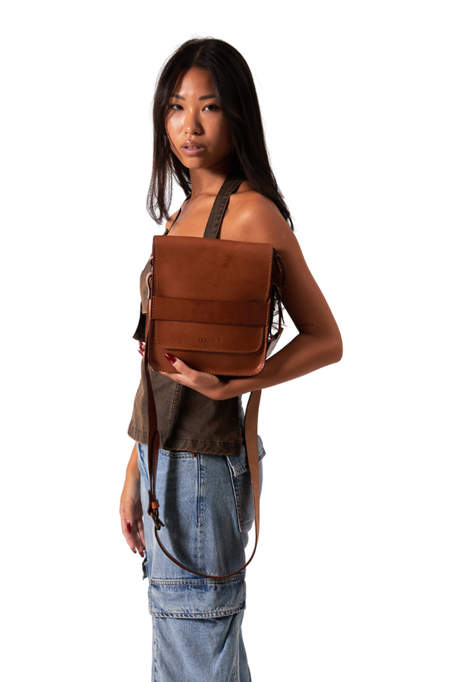 The Dust Company | Shoulder bag Messenger Mod 114 brown