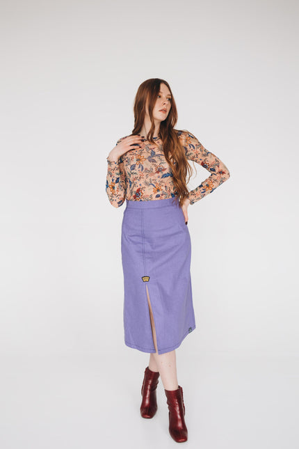 RADADA | Tulle Mesh Top Nude Flowers