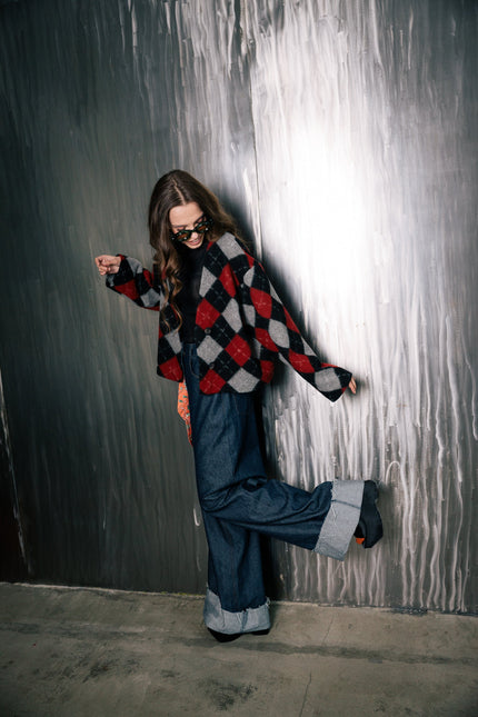 Wide-leg Jeans with Cuff