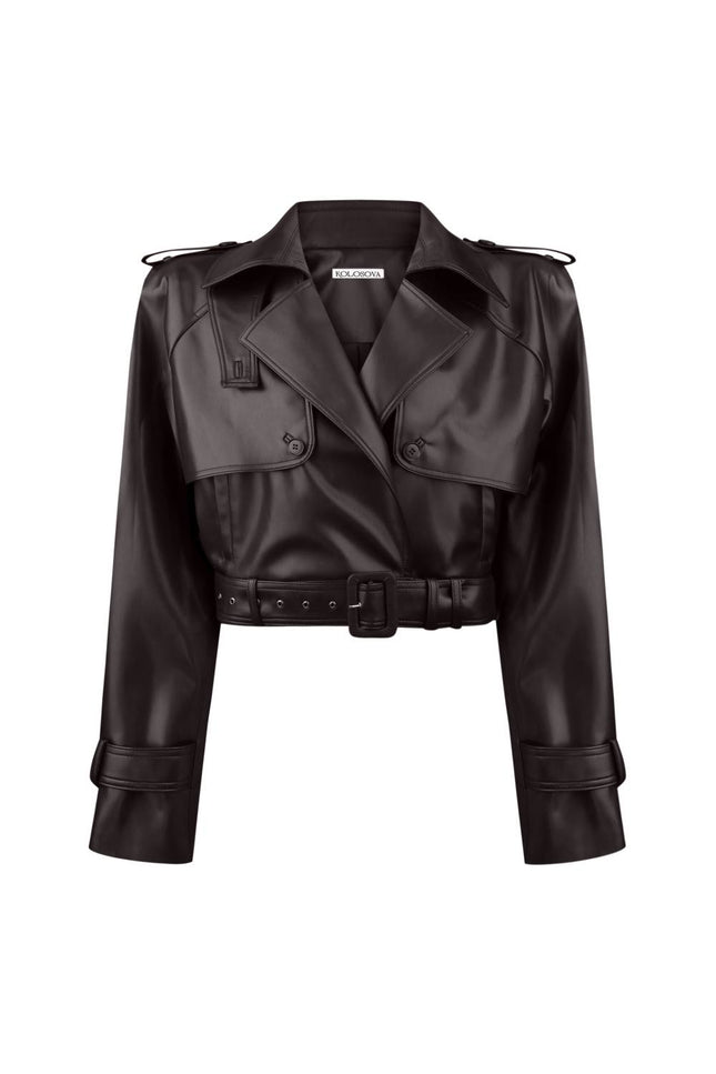 Kolosova | DARK BROWN SHORTED COAT