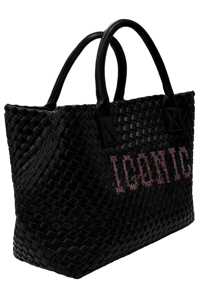 Lilly Loves Iconic Subtle Vegan Stitched Handbag with sleek design and stitched detailing, crafted from eco-friendly vegan material.