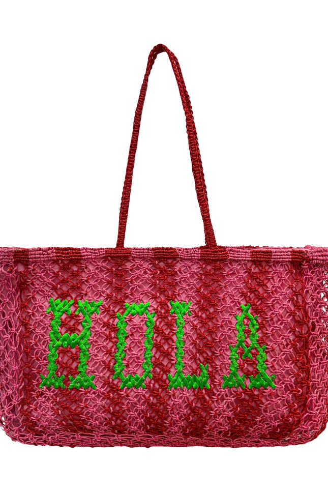 Lilly Loves | Hola Pink Jute Bag