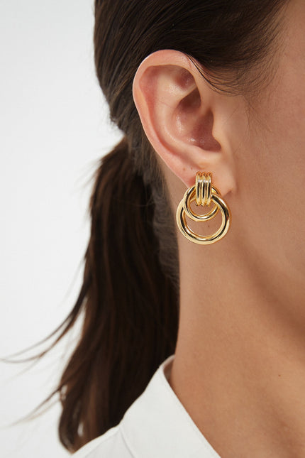 Miss Cecilia | Statement Twisted Ear Studs