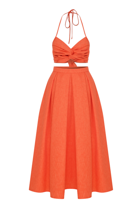 Nazli Ceren | Top June pomarańczowy