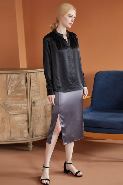 Soft Strokes Silk | Bluzka z dekoltem Y Eshonai