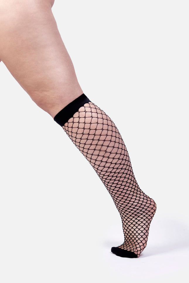 Hēdoïne | The Untamed Bio Fishnet Knee Highs