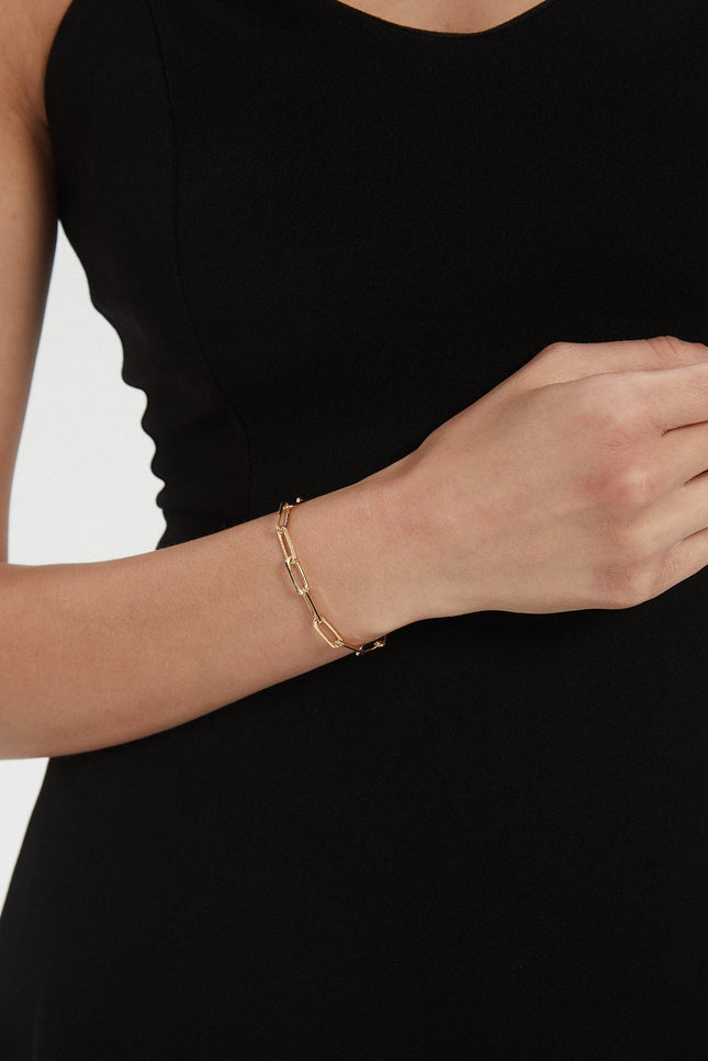 Miss Cecilia | Classic Paperclip Chain Bracelet