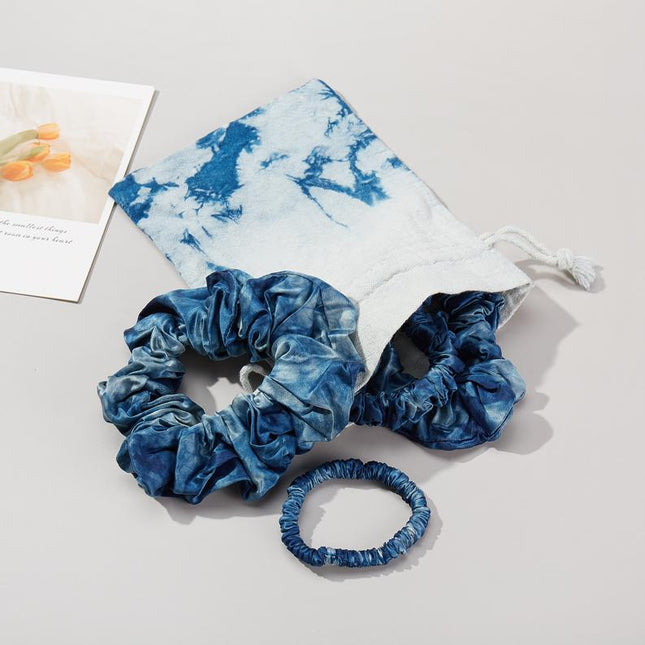 Soft Strokes Silk | Plant Tie Dye Hair Band