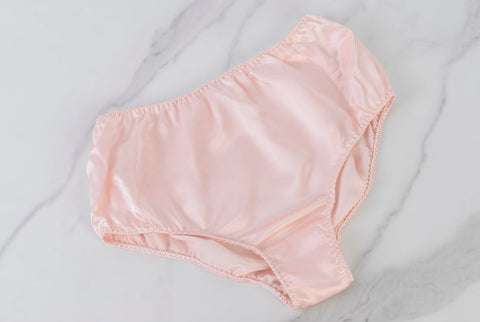 Soft Strokes Silk | Baby Pink Float French Cut Panties