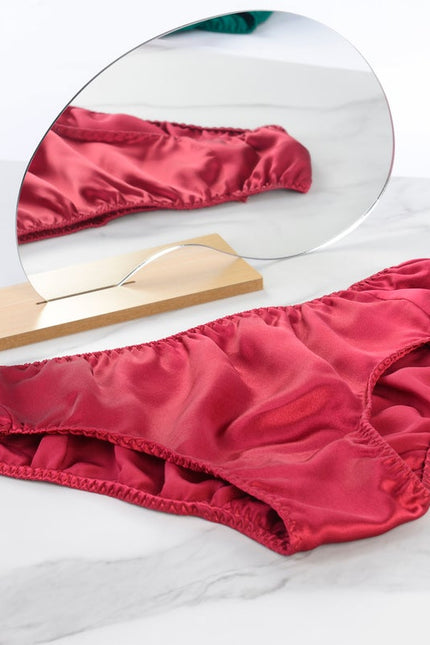 Soft Strokes Silk | Ruby Float Bikini Panties