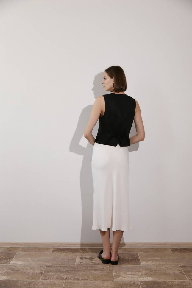Kolosova | Milky midi skirt