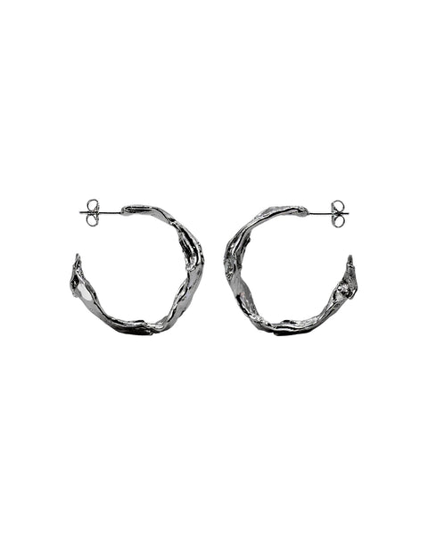 SIMA GINA | Kolczyki kółka Wilting