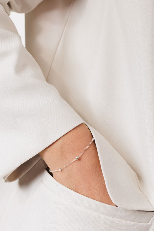 Pas de Marque | 925 sterling silver bracelet Pétanque