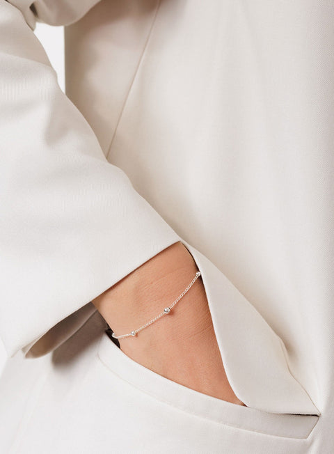 Pas de Marque | Bransoletka ze srebra próby 925 Pétanque