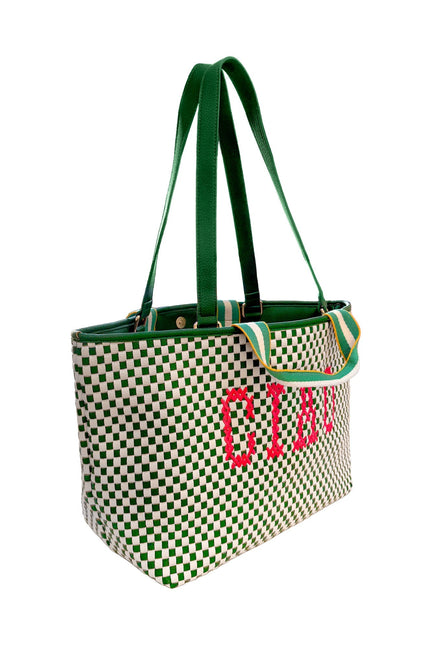 Green Ciao Summer shoulder Bag by Lilly Loves with a sleek design for travel and fun