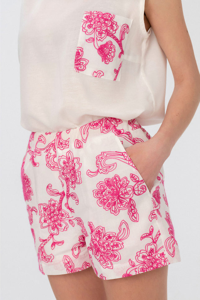 Elizabeth LaGre | Floral Loose Shorts