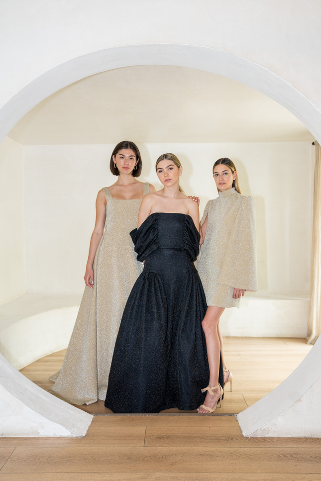 Ashley Stambouli | Harvest Evening dress black