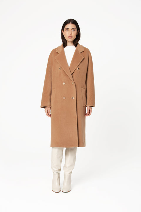 GIODORO | Lavinti Camel Cashmere Coat