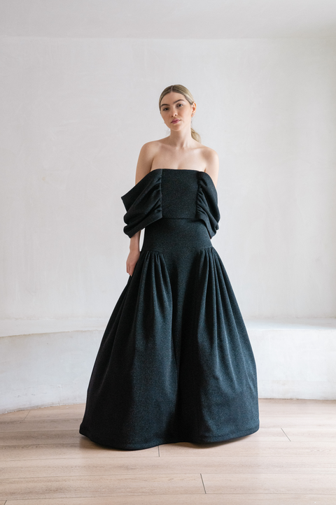 Ashley Stambouli | Harvest Evening dress black