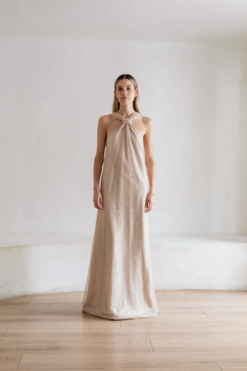 Ashley Stambouli | Sukienka maxi Haze Halter