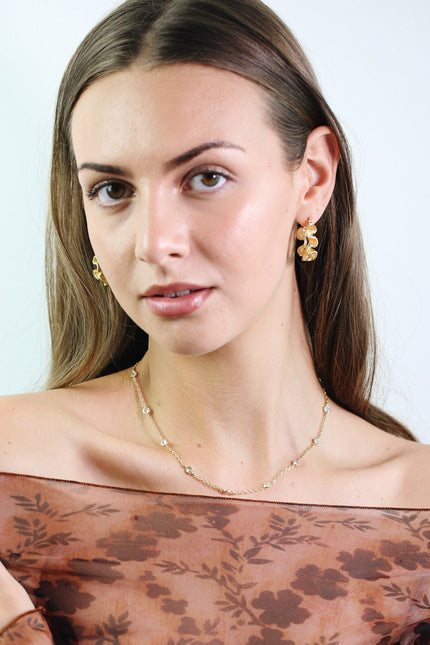 Miss Cecilia | Ripple Bloom Hoops
