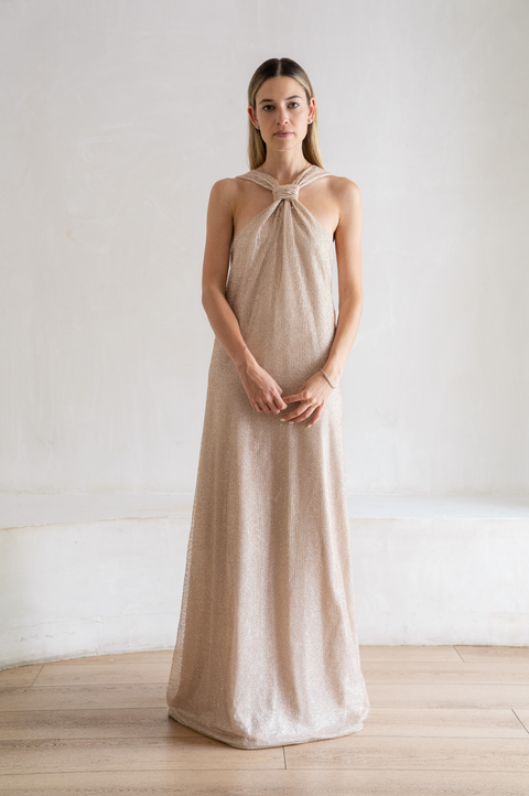 Ashley Stambouli | Sukienka maxi Haze Halter