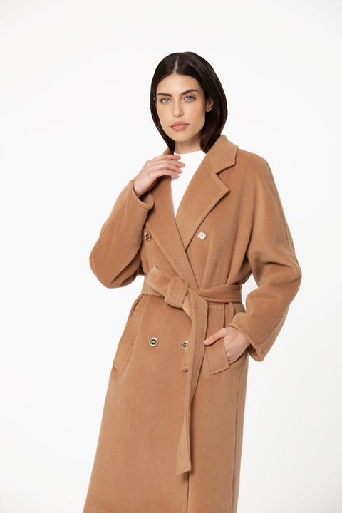GIODORO | Lavinti Camel Cashmere Coat