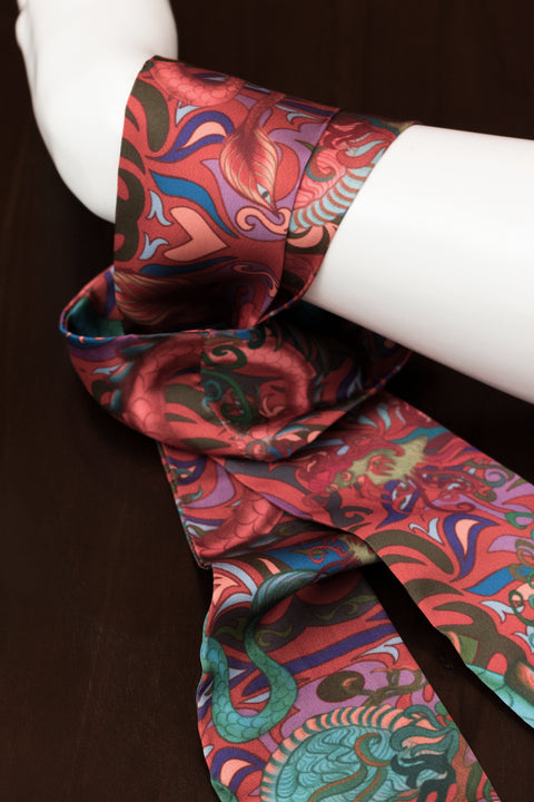 Janara Jones | Fantasy Satin Twilly & Scrunchie Set